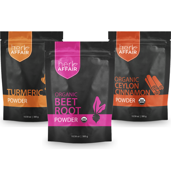 Beet Root - Turmeric - Cinnamon Bundle Beet Root - Turmeric - Cinnamon Bundle