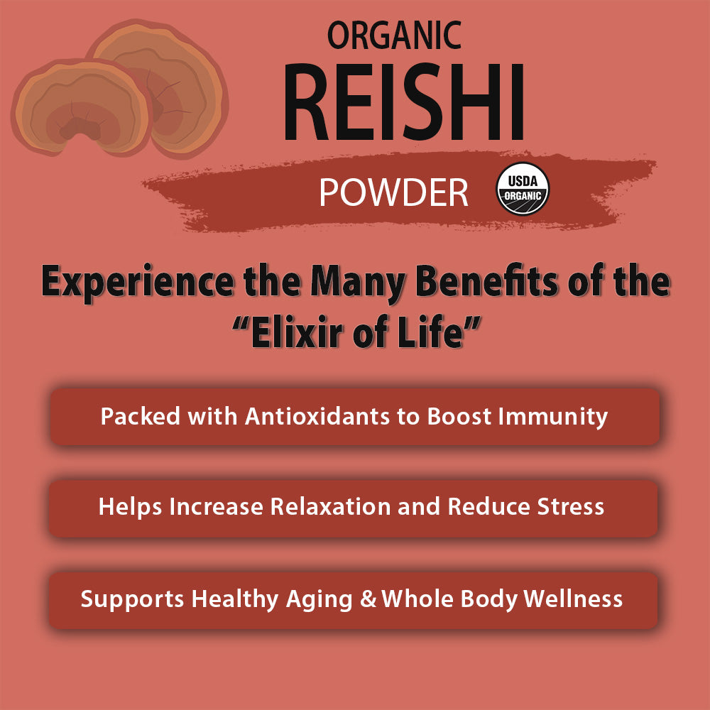 Organic Reishi Mushroom Powder (7.05 oz)