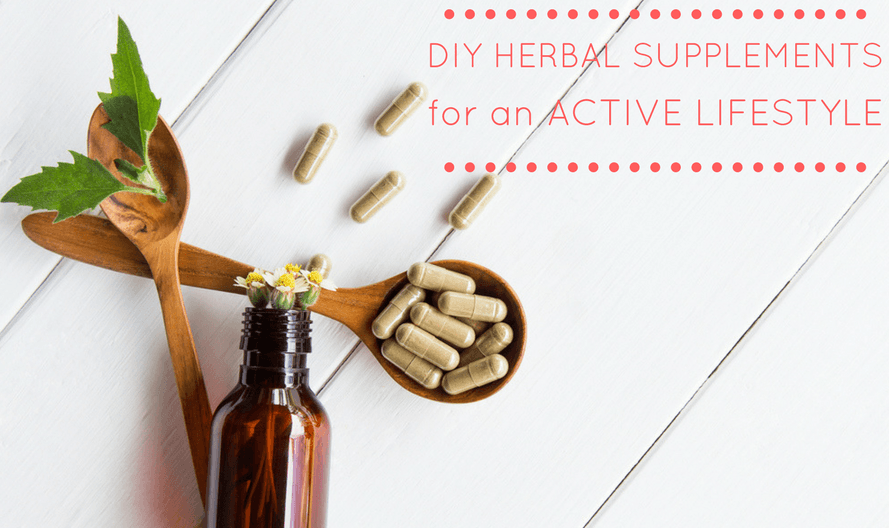 3 DIY Herbal Supplement Formulas to Support an Active Lifestyle