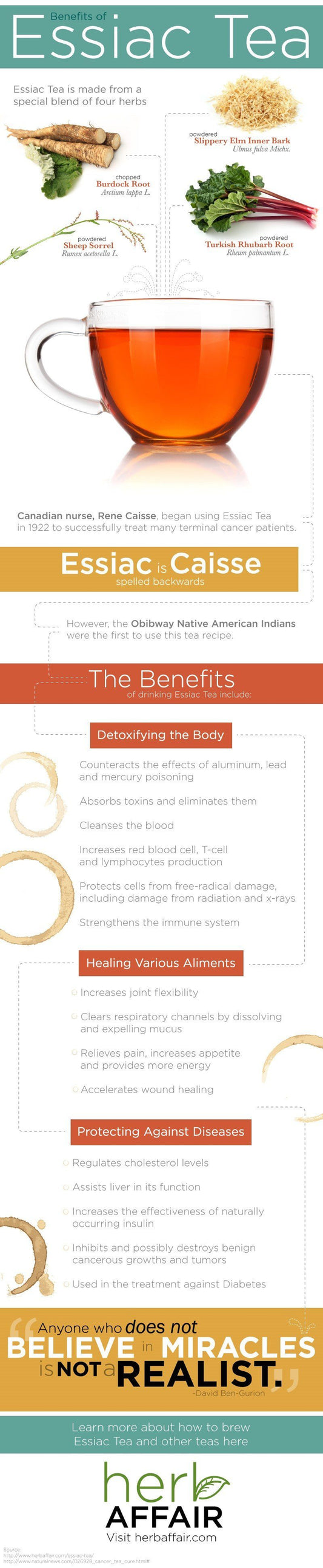 The Benefits of Essiac Tea (Infographic)