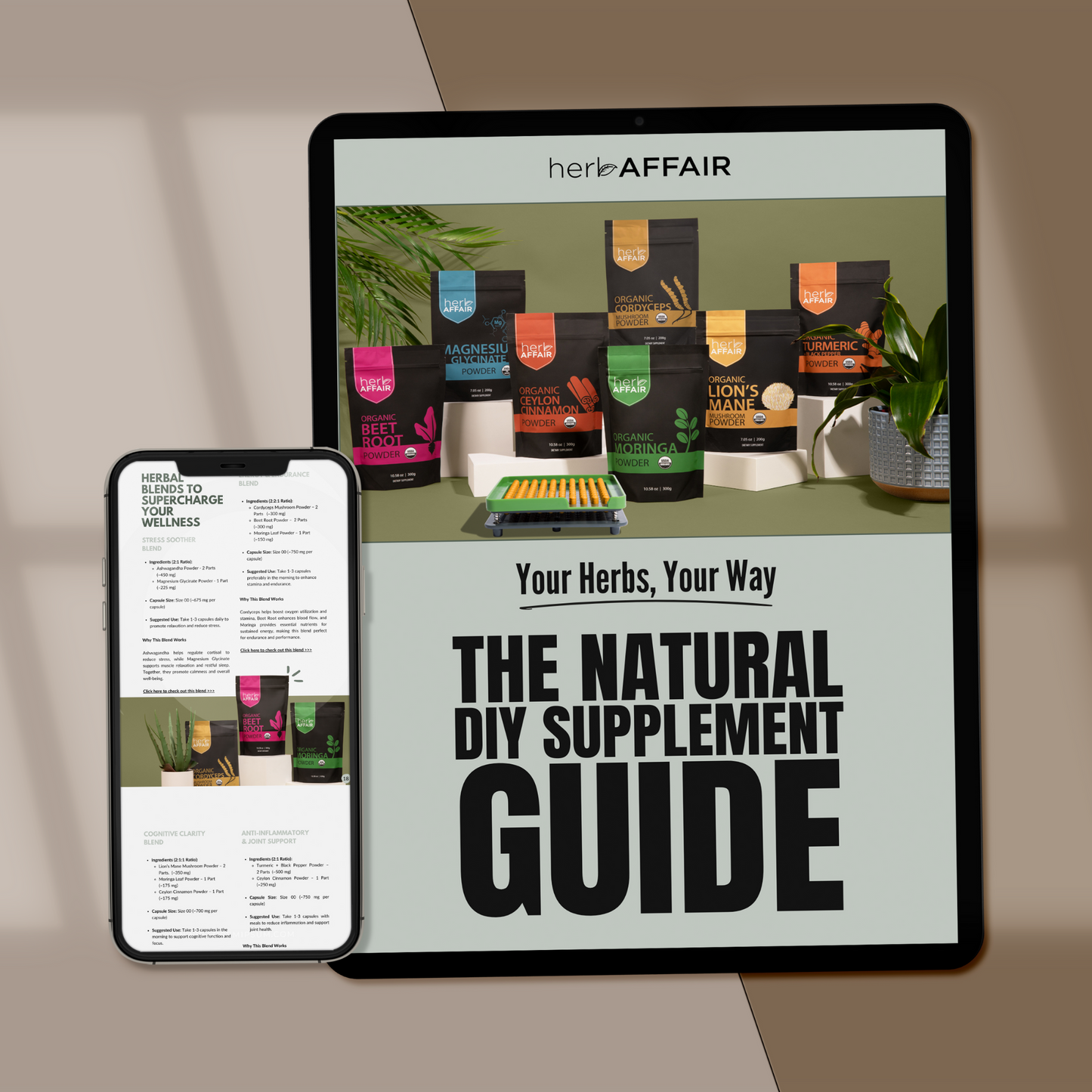 Your Herbs, Your Way: The Natural DIY Supplement Guide (.PDF Download)