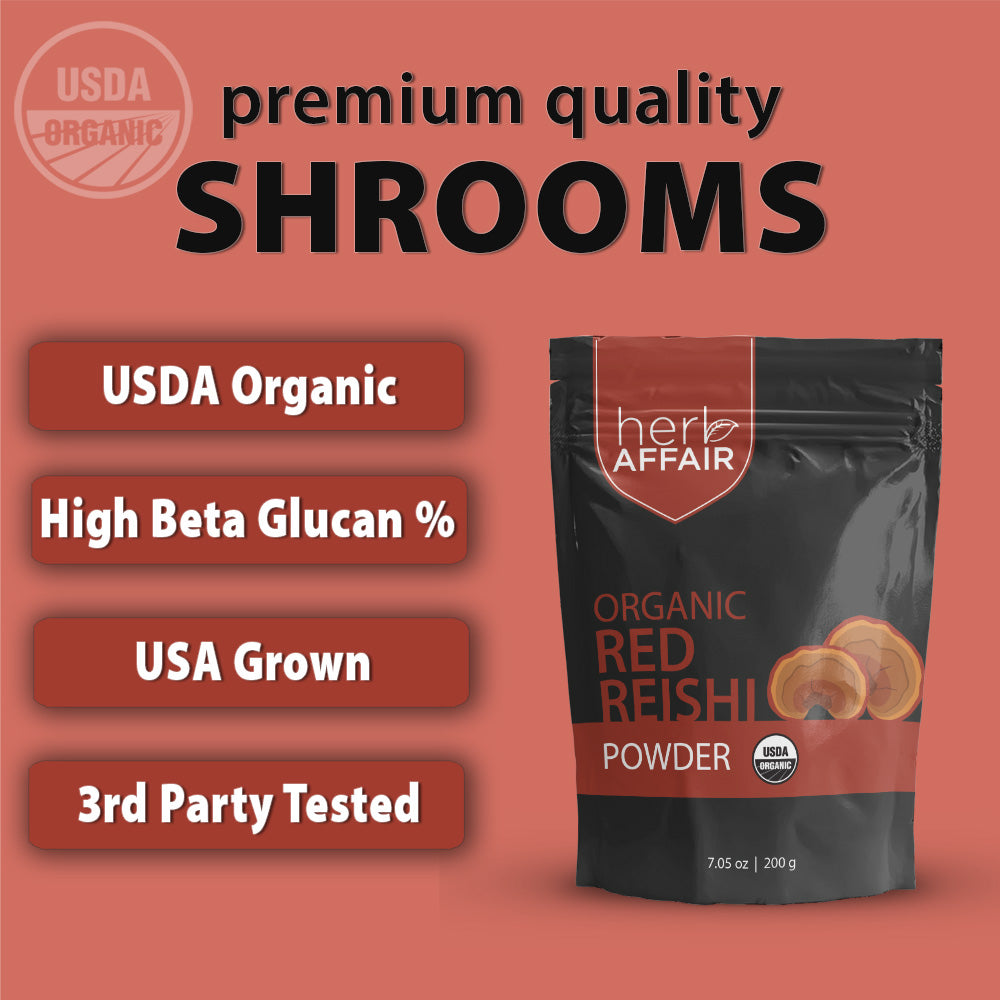 Organic Reishi Mushroom Powder (7.05 oz)